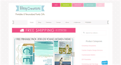 Desktop Screenshot of bitsycreations.com
